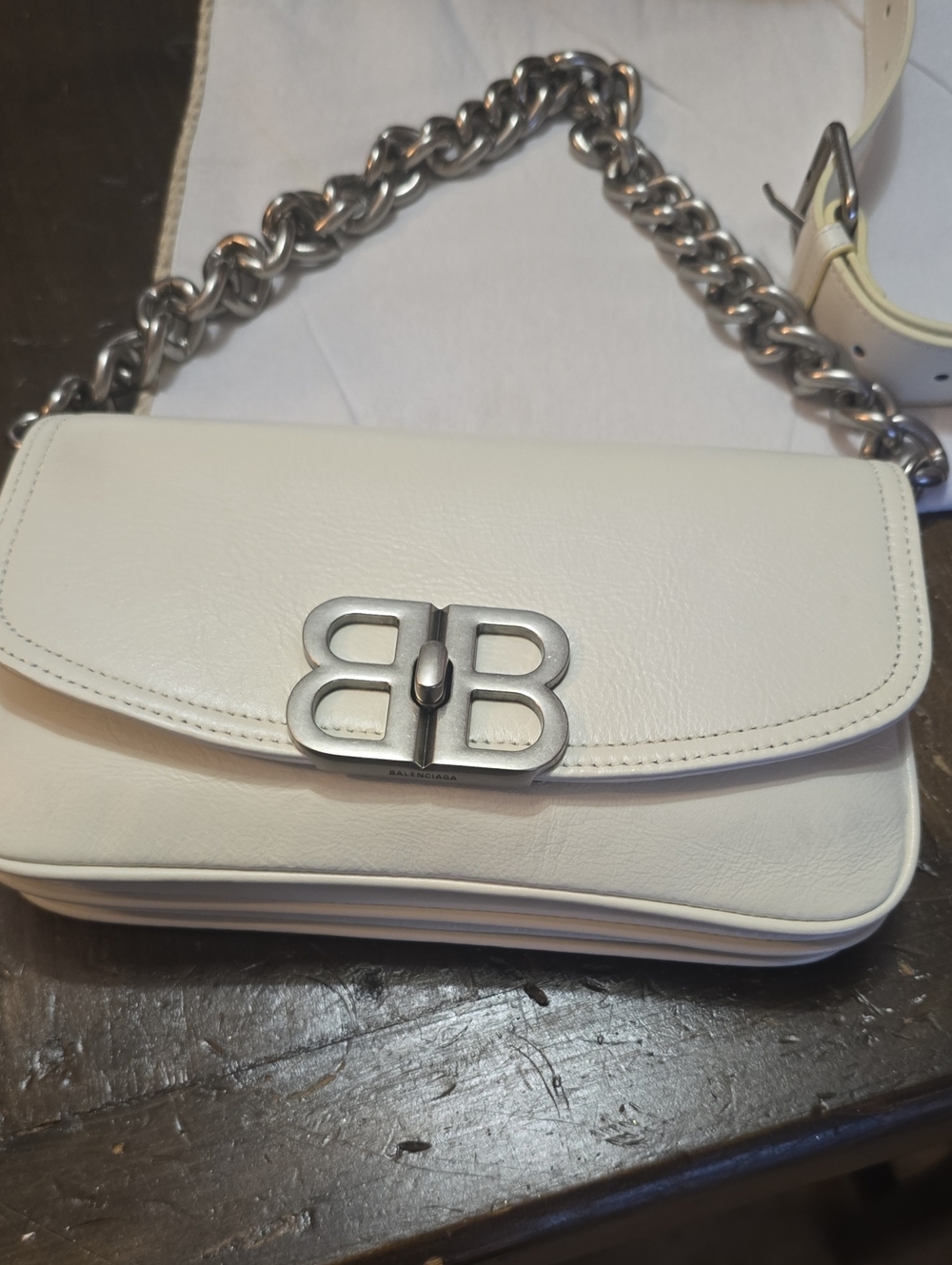 Authentic Balenciaga 2 Straps Seral # Inside